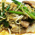 ☆ぴぃち☆'s cooksnap of when they made にんにくの芽ともやしと豚肉の甜麺醤炒め♪.