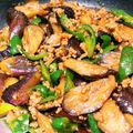 みねちゅう's cooksnap of when they made 茄子とピーマンの肉そぼろ.