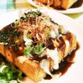 ＊sunlight＊'s cooksnap of when they made 厚揚げのチーズ焼き～お好み焼き風～.