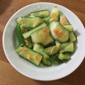 クック1FX93J☆'s cooksnap of when they made ☆きゅうりと桜エビのめんつゆ和え物☆.