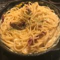 ysakY's cooksnap of when they made カルボナーラ　豆乳と全卵でヘルシー低カロ.