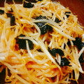 ゆいくん！'s cooksnap of when they made もやしと海苔の辛旨ナムル.