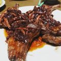 かんじさん's cooksnap of when they made ラムチョップステーキ 赤ワインソース.