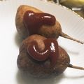 Luna811's cooksnap of when they made ホットケーキミックスで☆アメリカンドッグ.