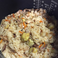 雛の母's cooksnap of when they made 炊飯器使用★中華栗おこわ.