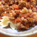 kimig's cooksnap of when they made トマト缶で簡単！濃厚！♡ミートソース♡.