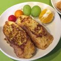 ミホ1115's cooksnap of when they made 簡単裏技！フランスパンでフレンチトースト.