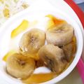 choco831's cooksnap of when they made 朝食に＊☆メープルバナナヨーグルト☆＊.