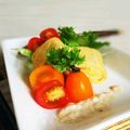 ダヤンCafé's cooksnap of when they made ごま油香る！そばの実入り卵焼き.