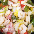 metabo3号's cooksnap of when they made 簡単！ 海老と 白菜 トマトの 塩炒め♪.
