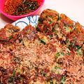 ぷぬーぴーさん's cooksnap of when they made 桜海老とニラのチヂミ❀簡単韓国料理♪.