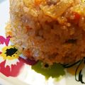 やじろべ234's cooksnap of when they made 鶏ひき肉でチキンライス★.