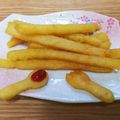 リデルさんさんご's cooksnap of when they made 屋台の味！もちもちポテト☆.