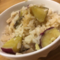 megshi's cooksnap of when they made しめじとサツマイモの炊き込みご飯.