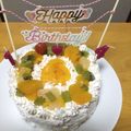 qki！'s cooksnap of when they made フルーツデコレーションケーキpart2.