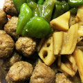 はるほにょ☆'s cooksnap of when they made れんこんと鶏つくねの煮もの.