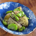tiha's cooksnap of when they made 簡単♪そら豆とポテトのゆかり和え.