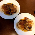 ♪さぁーちゃん♪'s cooksnap of when they made 鶏挽き肉で❀和風おろしの煮込みハンバーグ.