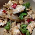 Hamachi_'s cooksnap of when they made 【簡単】柔らか鶏胸肉のカレー粉炒め.