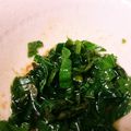 横綱てらお's cooksnap of when they made えごまの葉のにんにく醤油和え.