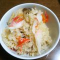 けーこ☆keko's cooksnap of when they made 炊飯器簡単！プチッと鍋で釜飯！？筍ご飯♪.