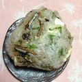 ぽぽきゅ's cooksnap of when they made いかなごのくぎ煮とチーズのおにぎり♪.