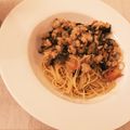 まりえる410's cooksnap of when they made 鶏そぼろの味噌トマトパスタ.