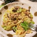 happa⭐️'s cooksnap of when they made 超簡単☆キャベツとひき肉の和風パスタ.