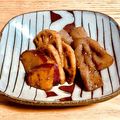 nekoeriko's cooksnap of when they made れんこんとこんにゃくの甘辛炒め.