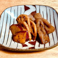 nekoeriko's cooksnap of when they made れんこんとこんにゃくの甘辛炒め.