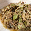ペイト～ン's cooksnap of when they made おかわり続出！キャベツの炒め物そぼろ風.