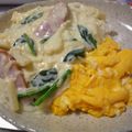食パンダ's cooksnap of when they made かけてドリア風♪とろ～りチーズオムレツ丼.