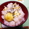 マダムカフェ♡'s cooksnap of when they made 秋の旬！炊飯器で炊くだけ！おいしい栗ご飯.