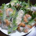 新妻あや's cooksnap of when they made 簡単ヘルシー☆えびとアボカドの生春巻き.