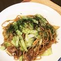mimosa2015's cooksnap of when they made 醤油とソースの☆イカ焼きそば☆ランチ.