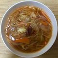 かおり♡♡♡'s cooksnap of when they made 豆板醤で★もやしと野菜のピリ辛スープ.