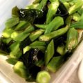 ★さやん★'s cooksnap of when they made オクラとワカメのポン酢和え.