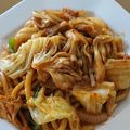 りっちゃん♪札幌's cooksnap of when they made 豚キムチ焼きうどん.
