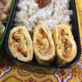 まさたかまま's cooksnap of when they made お弁当に❤ミートソースINたまご焼き.