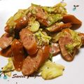 lllsacuralll's cooksnap of when they made 食欲増進！ウインナーとキャベツマヨ炒め★.