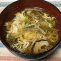 ミーコ＆だいちゃん♡'s cooksnap of when they made 干し椎茸とふんわり卵のスープ.