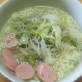 もりのりころ's cooksnap of when they made 即席塩ラーメンで簡単ランチ.