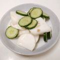 れい②'s cooksnap of when they made 5分で常備菜♪カブときゅうりの梅干しあえ.