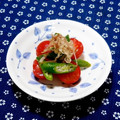 ｍａｒｉ♪'s cooksnap of when they made あえるだけ♪オクラとトマトのからし醤油.
