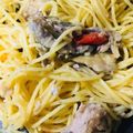 クック5XSQ1D☆'s cooksnap of when they made 旬✤秋刀魚のオイルソースパスタ.