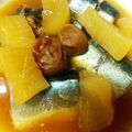 natsuoku's cooksnap of when they made 秋刀魚と大根の梅煮。【圧力鍋】.