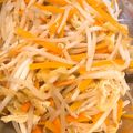 JILLの赤メガネ's cooksnap of when they made もやしと薄揚げと人参のナムル.