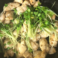 ひがさゆ's cooksnap of when they made 鶏ささみとかいわれ大根のアンチョビ炒め♪.