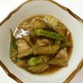 くまやっこ's cooksnap of when they made なすとオクラとチキンの煮浸し.
