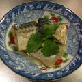 チョコバナ～ナ's cooksnap of when they made 塩サバフィレで酒煮.